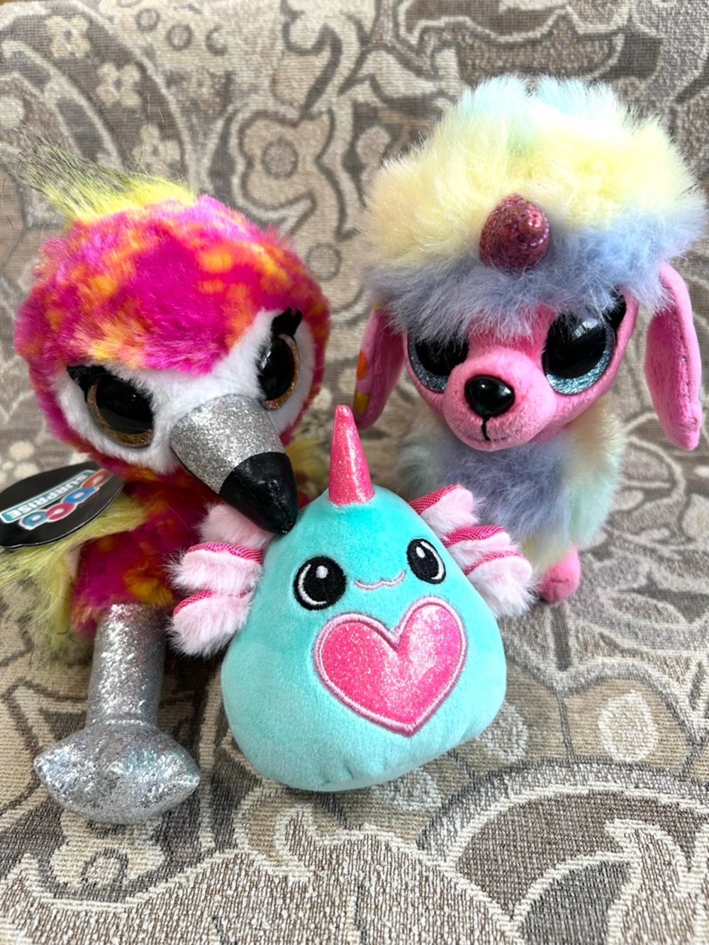 4/$20 ZURU Coco Cones Fliss the Flamingo, Noodles the Poodle, Rainbocorns Axolot